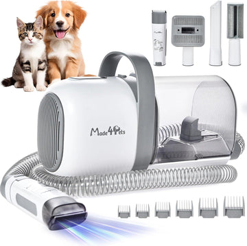 Dog Grooming Kit Pet Hair Cleaning Low Noise Vacuum Cleaner And Various Tools - Flufer Store