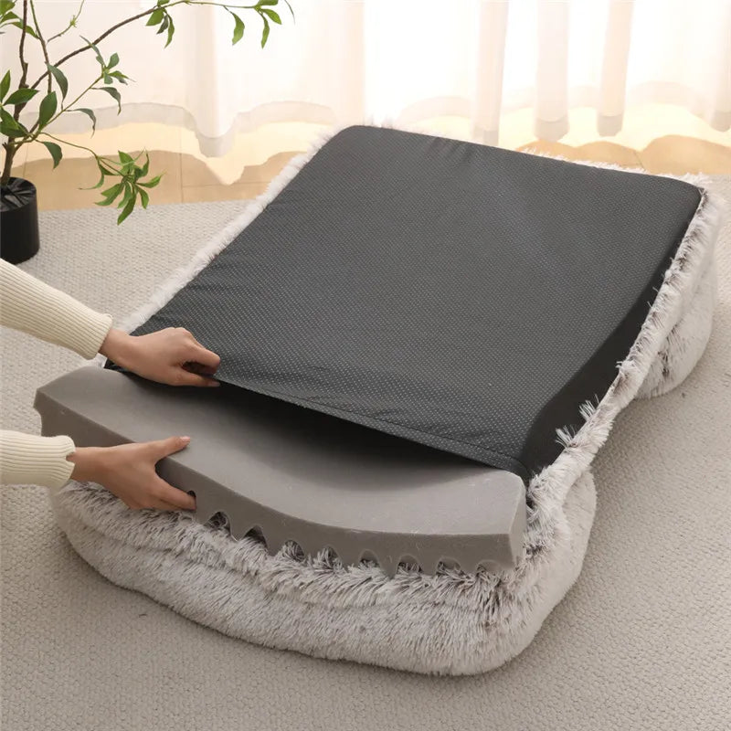 Square Dog Bed – Thickened Sleeping Pad, Washable Pet Sofa - Flufer Store