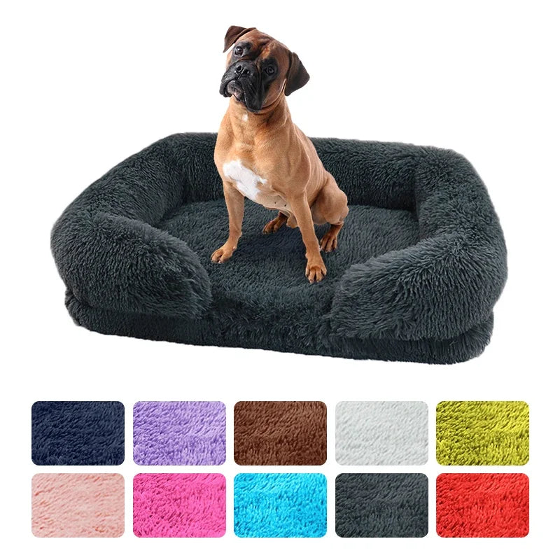 Square Dog Bed – Thickened Sleeping Pad, Washable Pet Sofa - Flufer Store